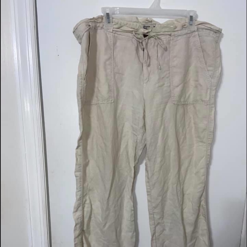 AE linen slacks